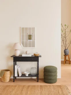 Puf En Tejido Boucle Alto