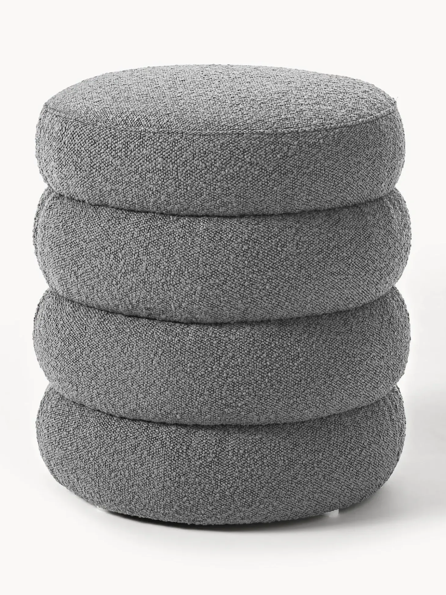 Puf En Tejido Boucle Alto