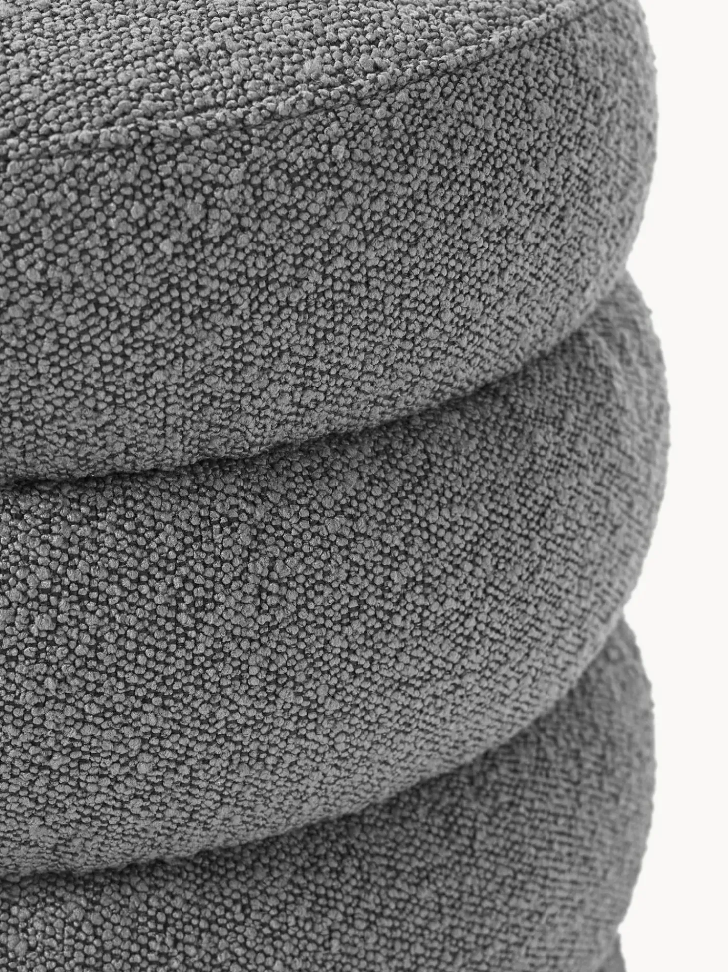 Puf En Tejido Boucle Alto