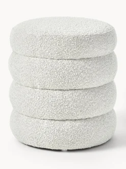 Puf En Tejido Boucle Alto