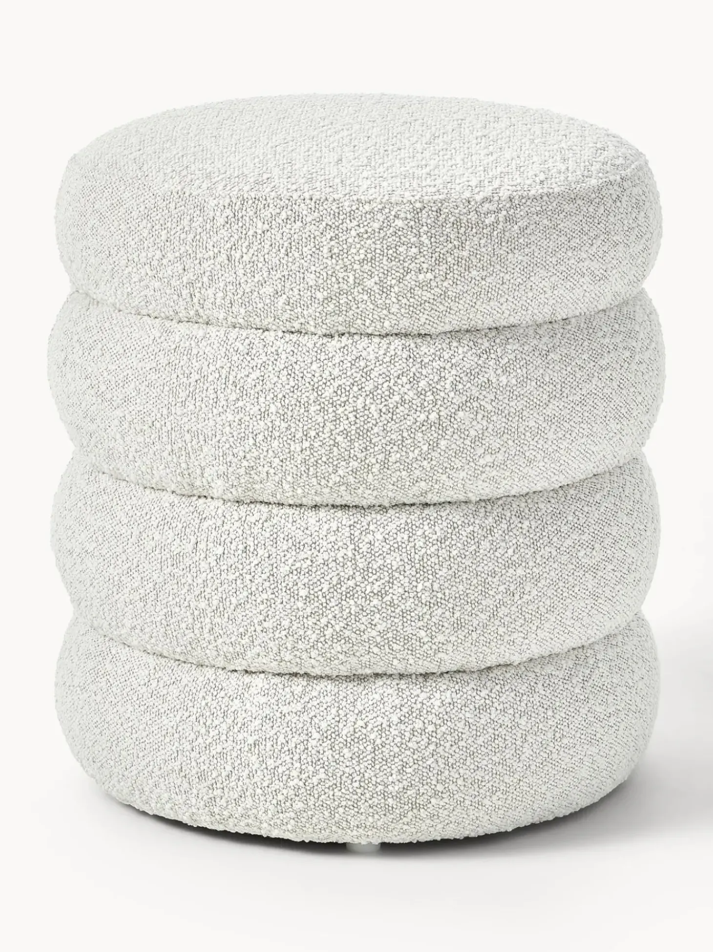 Puf En Tejido Boucle Alto