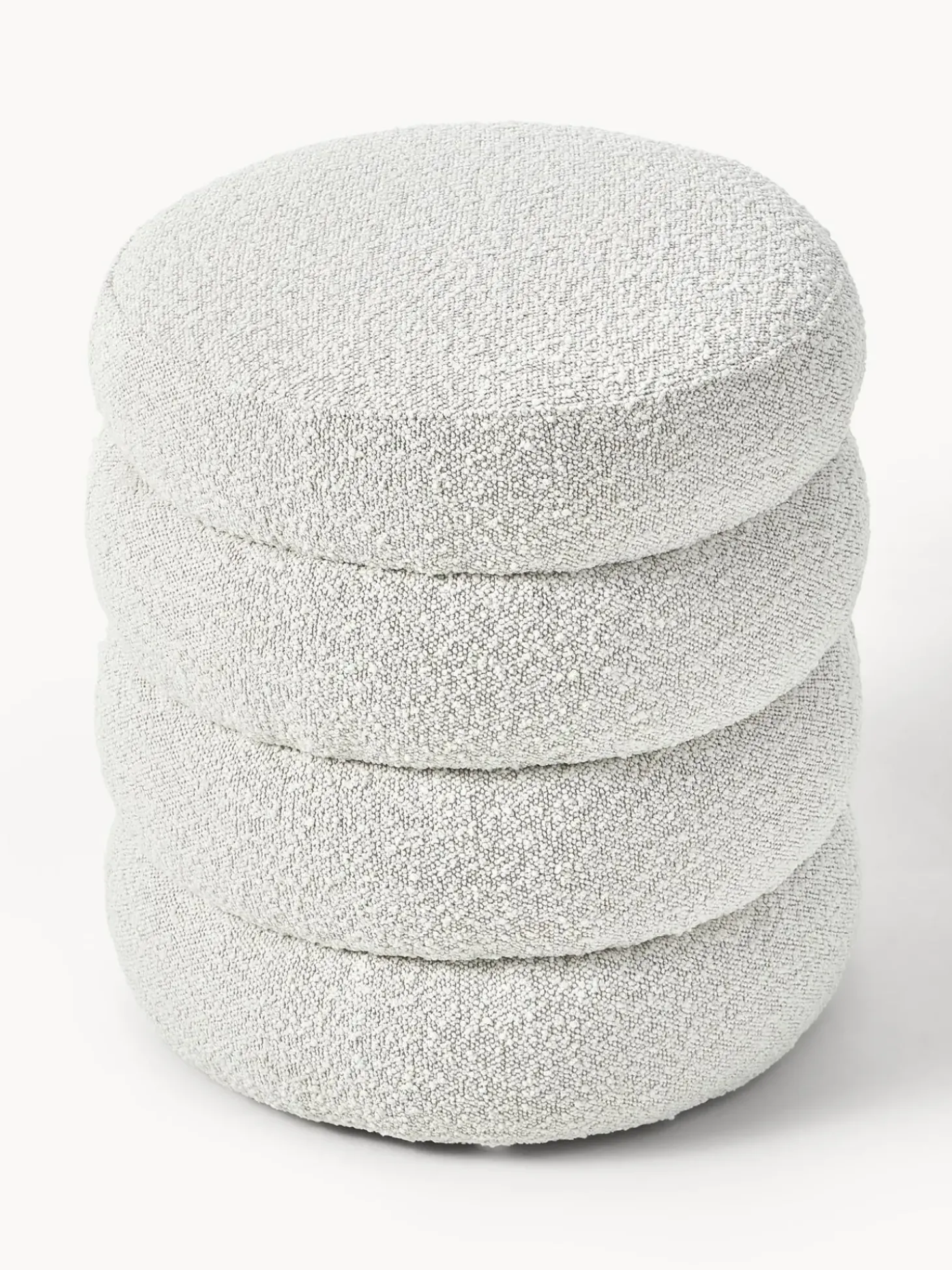 Puf En Tejido Boucle Alto