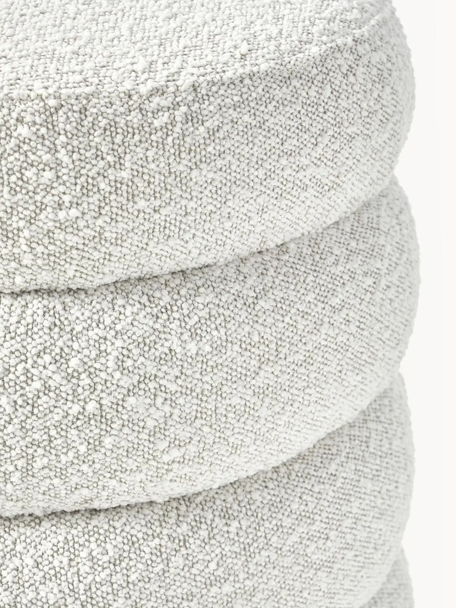 Puf En Tejido Boucle Alto