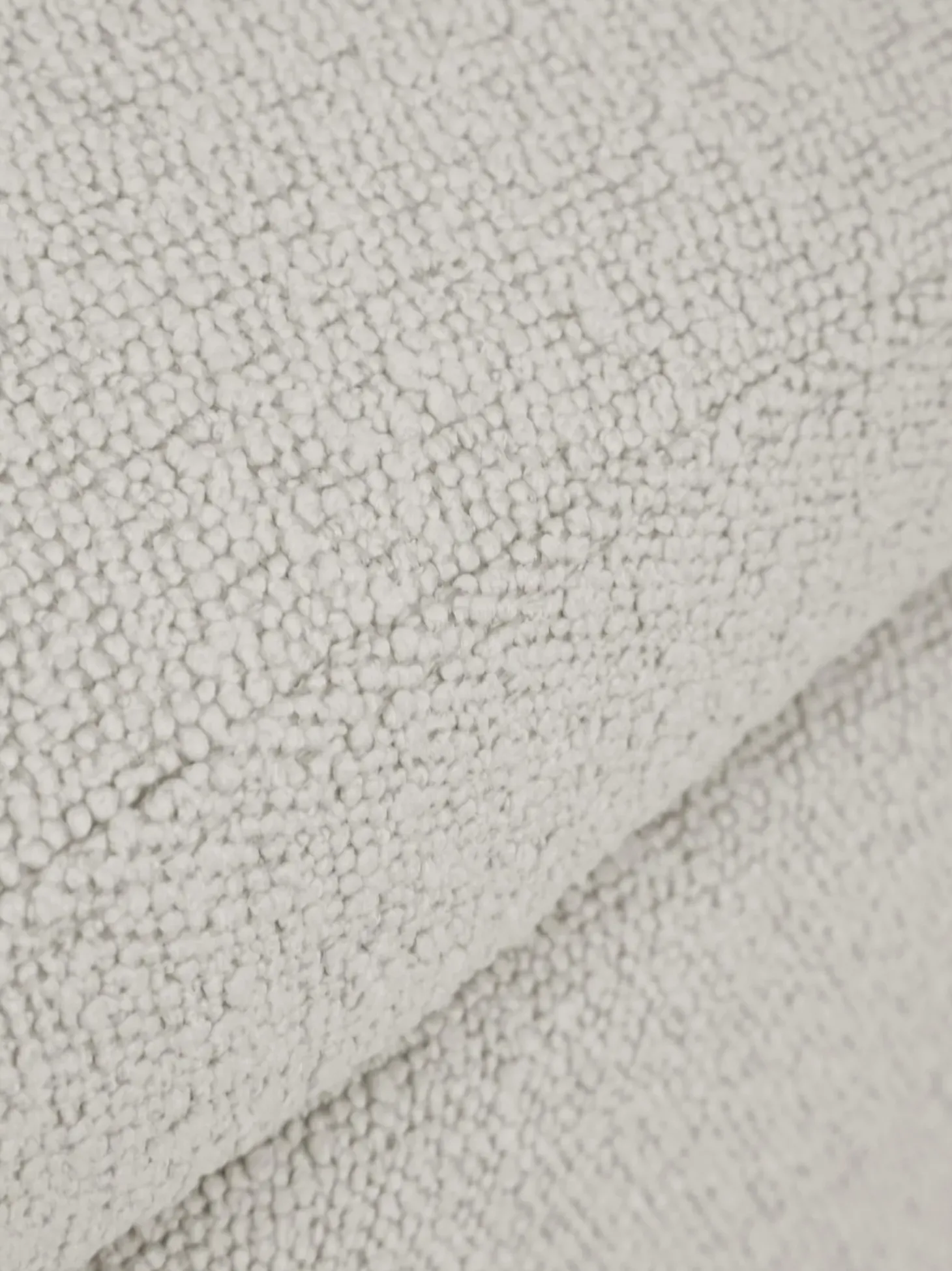 Puf En Tejido Boucle Winou, Con Espacio De Almacenamiento