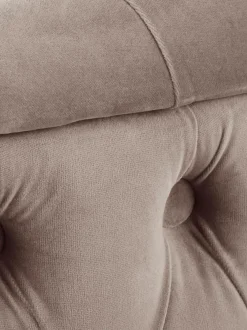 Puf Grande De Terciopelo Chiara, Con Espacio De Almacenamiento