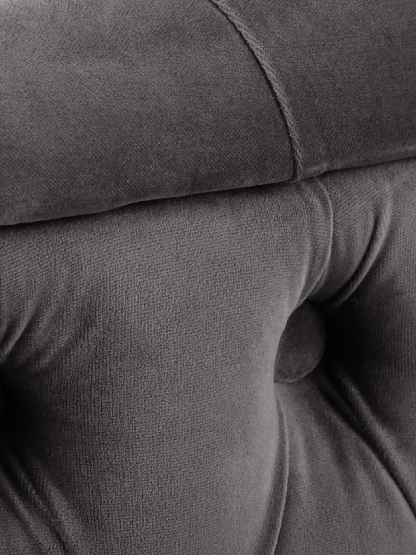 Puf Grande De Terciopelo Chiara, Con Espacio De Almacenamiento