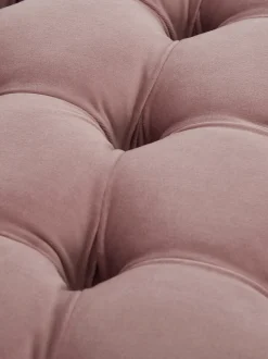 Puf Grande De Terciopelo Chiara, Con Espacio De Almacenamiento