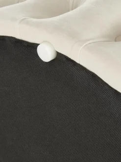 Puf Grande De Terciopelo Chiara, Con Espacio De Almacenamiento