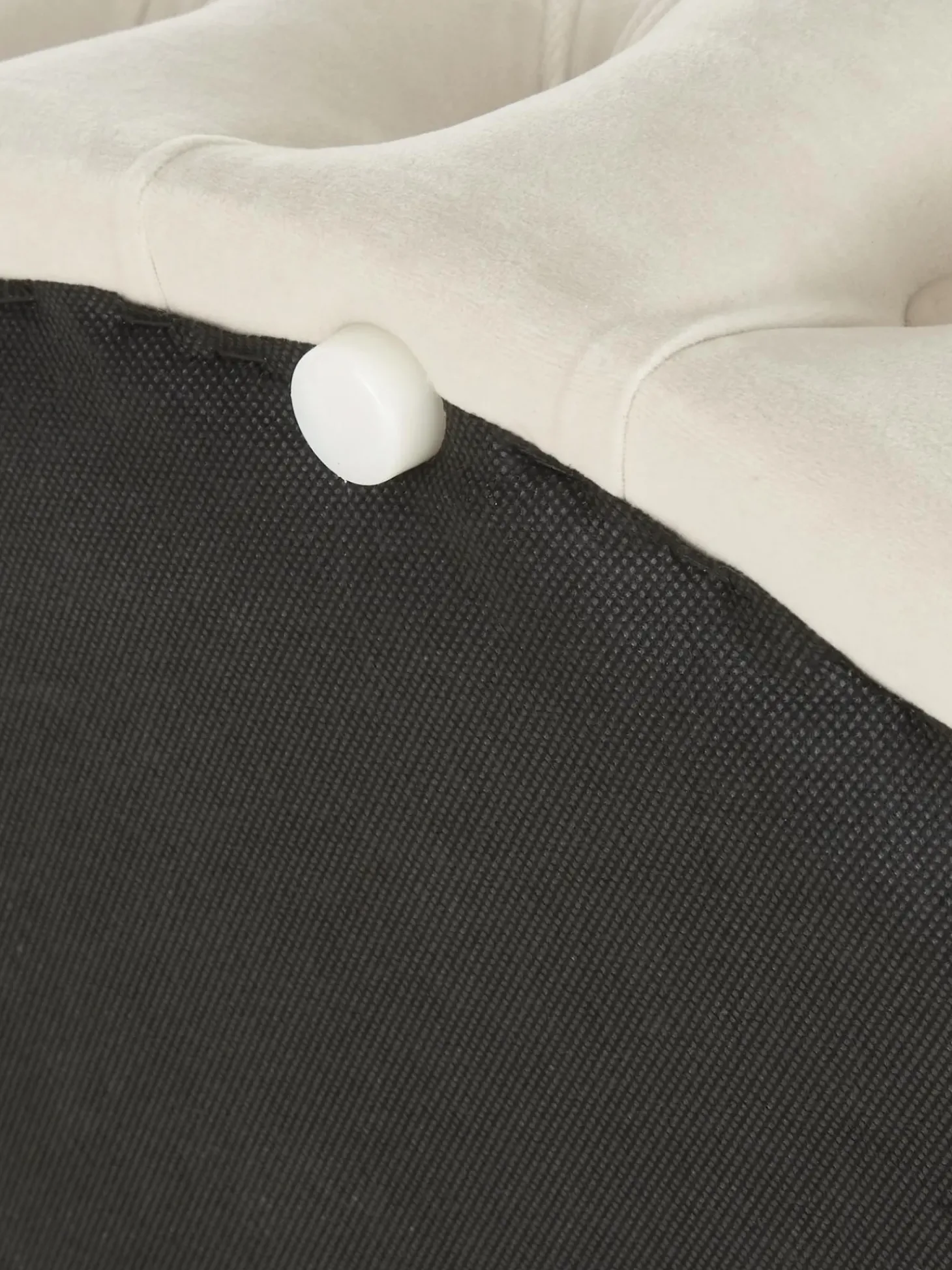 Puf Grande De Terciopelo Chiara, Con Espacio De Almacenamiento