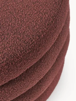 Puf Grande En Tejido Boucle Alto, Con Espacio De Almacenamiento