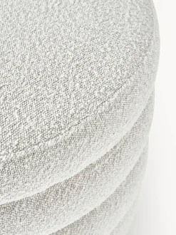 Puf Grande En Tejido Boucle Alto, Con Espacio De Almacenamiento