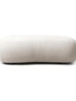 Puf Tapizado En Borreguillo Alba