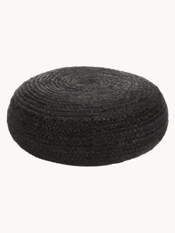 Puff Artesanal De Yute Bono, Estilo Boho