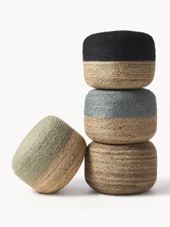 Puff Artesanal De Yute Bono