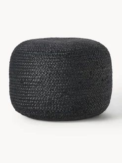 Puff Artesanal De Yute Bono, Estilo Boho