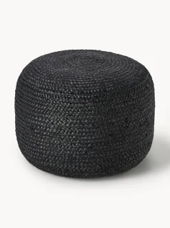 Puff Artesanal De Yute Bono, Estilo Boho