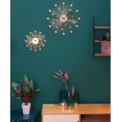 Reloj De Pared Sunburst