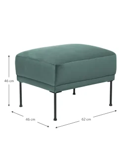 Reposapies De Terciopelo Fluente