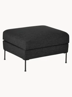 Reposapies Puf Cucita, Con Espacio De Almacenamiento