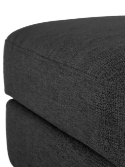 Reposapies Puf Cucita, Con Espacio De Almacenamiento