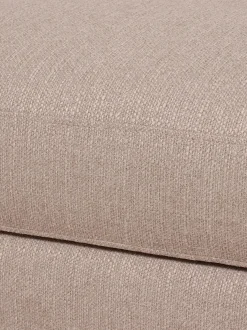 Reposapies Puf Cucita, Con Espacio De Almacenamiento