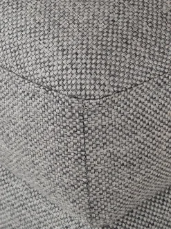 Reposapies Puf Cucita, Con Espacio De Almacenamiento