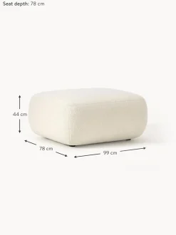 Reposapies Puf De Borreguillo Sofia