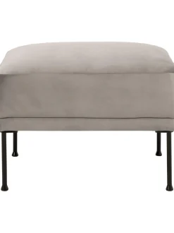 Reposapies Puf De Terciopelo Fluente