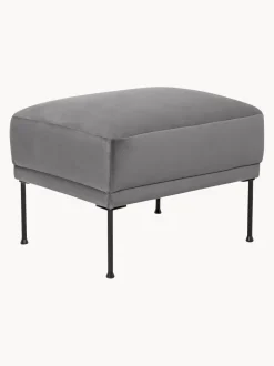 Reposapies Puf De Terciopelo Fluente