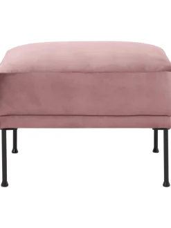 Reposapies Puf De Terciopelo Fluente