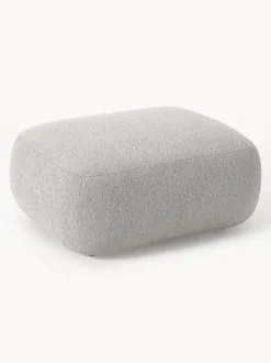 Reposapies Puf En Tejido Boucle Sofia