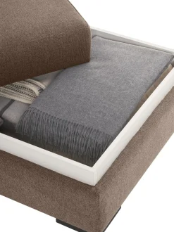 Reposapies Puf Luna, Con Espacio De Almacenamiento