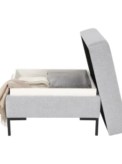 Reposapies Puf Luna, Con Espacio De Almacenamiento