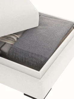 Reposapies Puf Luna, Con Espacio De Almacenamiento