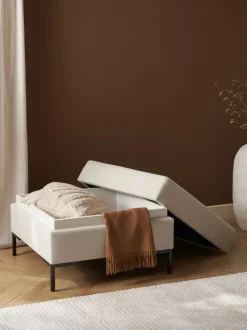 Reposapies Puf Luna, Con Espacio De Almacenamiento