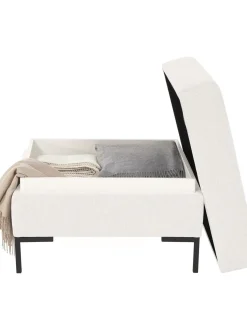 Reposapies Puf Luna, Con Espacio De Almacenamiento