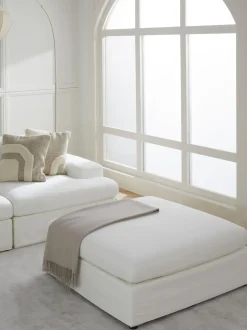 Reposapies Puf Russell, Desenfundable