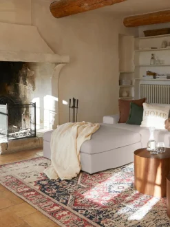 Reposapies Puf Russell, Desenfundable