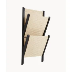 Revistero De Pared De Bambu Y Ratan Morgan