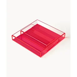 Set De Bandejas Decorativas Yuki, 2 Pzas.