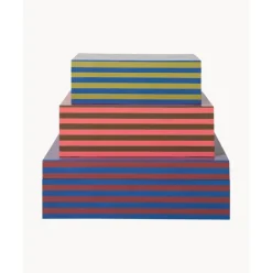 Set De Cajas Artesanales Dusk, 3 Uds.