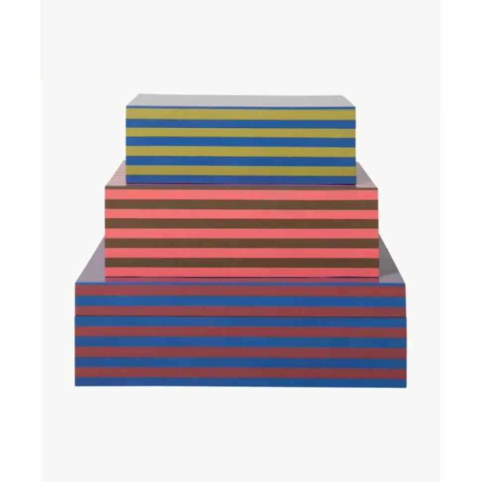 Set De Cajas Artesanales Dusk, 3 Uds.