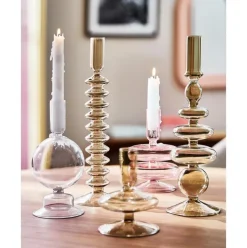 Set De Candelabros Con Forma Organica Clea, 3 Uds.