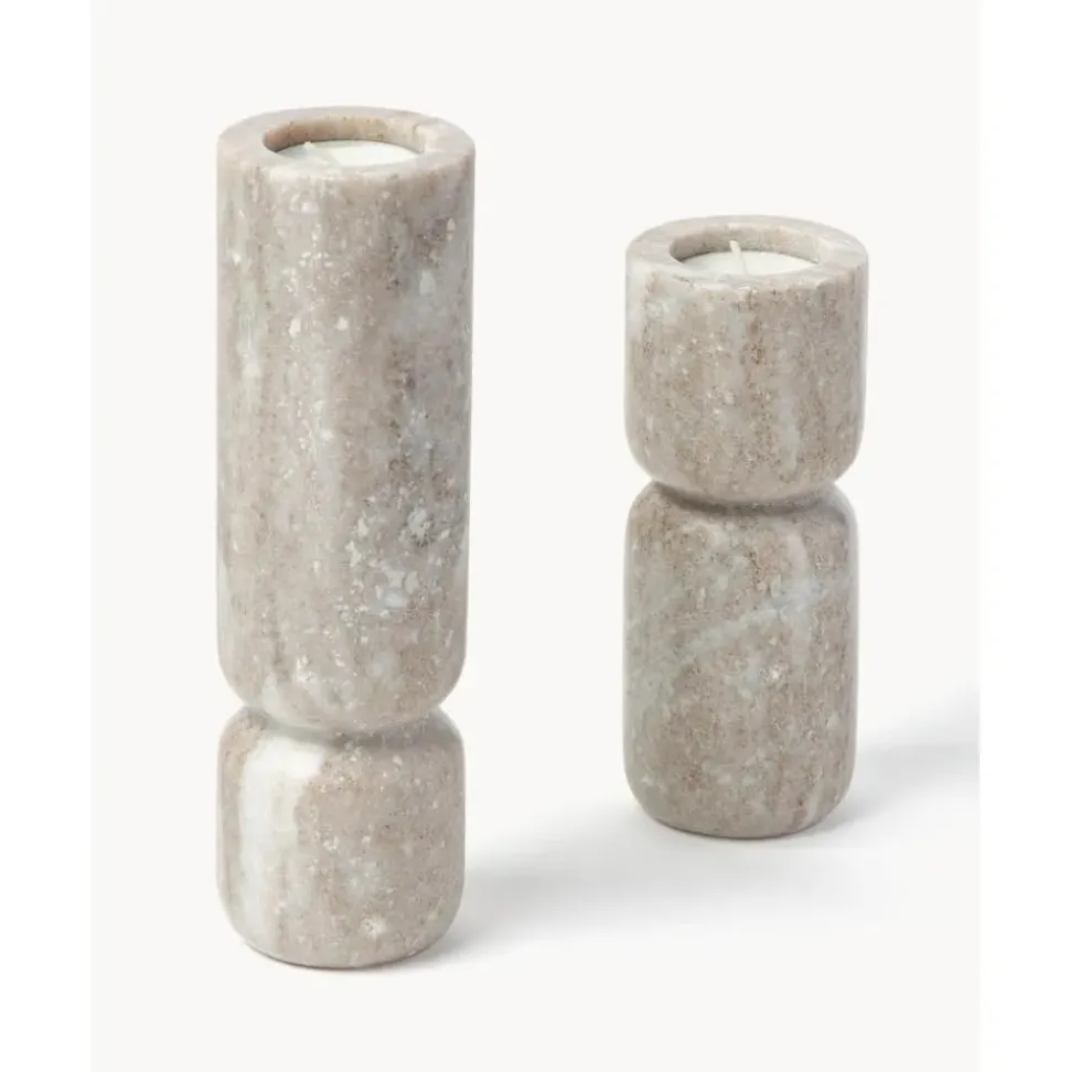 Set De Candelabros De Marmol Cosmo, 2 Uds.