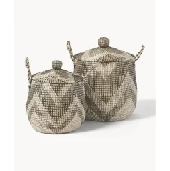 Set De Cestas Con Tapadera Mija, 2 Uds.