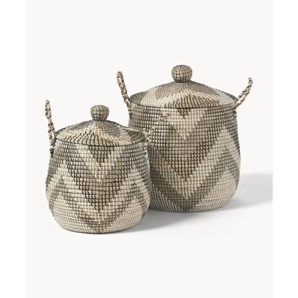 Set De Cestas Con Tapadera Mija, 2 Uds.