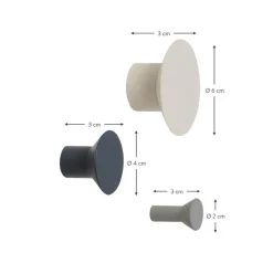 Set De Colgadores De Metal Spot, 3 Uds.