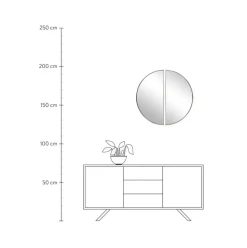 Set De Espejo De Pared Selena, 2 Uds.