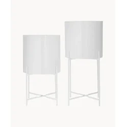 Set De Maceteros De Metal Mina, 2 Uds.