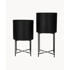 Set De Maceteros De Metal Mina, 2 Uds.